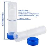 25pcs 50ml Plastic Centrifuge Tubes with Caps