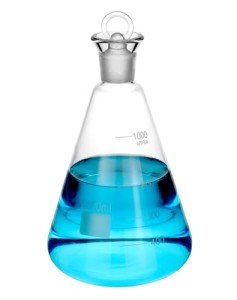QWORK 1000ml Heavy Duty Borosilicate Flask