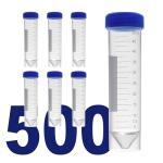 50mL Self-Standing Centrifuge Tubes, 500 Pack