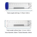 50mL Self-Standing Centrifuge Tubes, 500 Pack