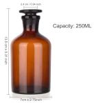 Kestun 250ml Narrow Mouth Glass Reagent Bottle