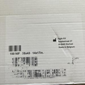 Agfa HyBlot CLâ„¢ Autoradiography Film, 100 Sheets