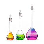 EISCO Premium Volumetric Flask Set - 50ml to 250ml