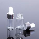 30 Pack Mini Glass Dropper Bottles (3ml)