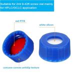 1000 Pack 2ml Amber Autosampler Vials with Caps