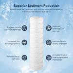 Water Filter Cartridge Replacement - 6 Pack 10"x2.5
