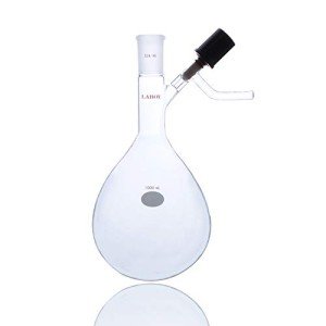 1000mL Pear-Shaped Schlenk Flask with Valve