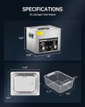 10L Ultrasonic Cleaner with Heater and Timer