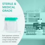 Leak-Proof Specimen Collection Cups, 2-Pack