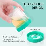 Leak-Proof Specimen Collection Cups, 2-Pack