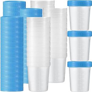 100 Pcs Disposable Specimen Cups - 4oz Leak Proof