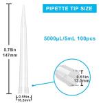 ONiLAB 5mL Pipette Tips - 100 Pack