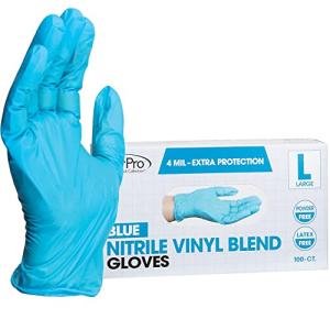 Pro Collection Disposable Nitrile Vinyl Blend Gloves