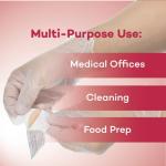 Dealmed Medium Vinyl Exam Gloves – 100 Count