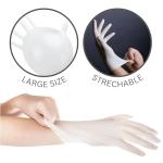 Large Powder-Free Latex Gloves, 100 Count