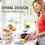 Metal Spiral Egg Skelter Rack - Black Display