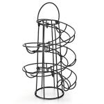 Metal Spiral Egg Skelter Rack - Black Display