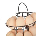 Metal Spiral Egg Skelter Rack - Black Display