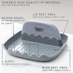SleepySpoon Multi-Purpose Spoon Rest and Lid Holder