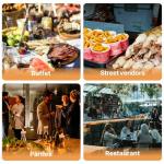 Countertop Stainless Steel Ice Food Display Tray