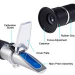 Honey Refractometer with ATC - Moisture & Brix Tester