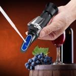 Grape Wine Refractometer for Brix & Alcohol Measurement