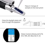 3-in-1 Honey Refractometer with ATC for Testing