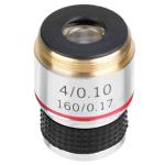 4X Achromatic Microscope Objective Lens, 160mm