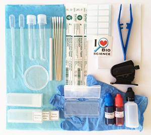 All-in-One Microscope Slide Preparation Kit, 40 Pieces