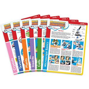 Microscope Experiment Cards for Kids - Set of 6