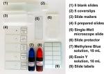 All-in-One Microscope Slide Preparation Kit, 40 Pieces