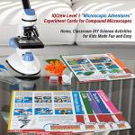 Microscope Experiment Cards for Kids - Set of 6