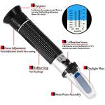 Seawater Salinity Refractometer with Temperature Compensation