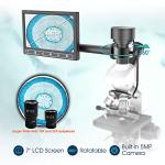 Dual-View Monocular Microscope with LCD Screen