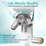 Dual-View Monocular Microscope with LCD Screen