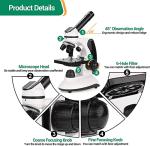 BNISE Microscope Kit for Kids and Adults