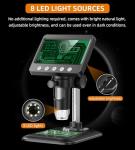 4.3" Digital Microscope with 50x-1000x Magnification