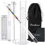 Hydrometer Kit for Brewing Mead, Beer & Kombucha