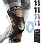 Copper Knee Brace with Patella Pad and Stabilizers