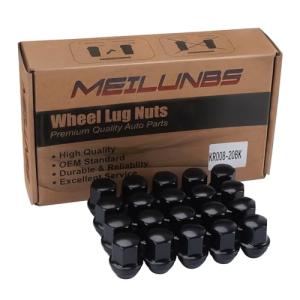 20PCS M14x1.5 Black Acorn Seat Lug Nuts