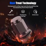 24PCS M12x1.5 Black Lug Nuts for Lexus, Toyota, Mitsubishi