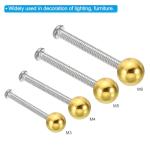 Patikil 20-Pack M3 x 9mm Steel Ball Nuts