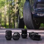 20PCS M14x1.5 Black Acorn Seat Lug Nuts