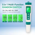 5-in-1 Digital pH and TDS Meter