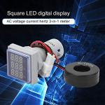 LCD AC Voltage and Current Display Meter