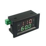 Digital AC Voltage & Frequency Meter with LED Display