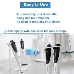 Adjustable Electric Single Channel Pipette 5-50μL