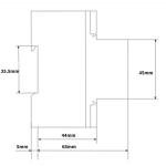 Single Phase LED DIN-Rail Electric Power Meter