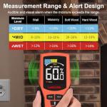 LASELION Non-Destructive Wood Moisture Meter MS02