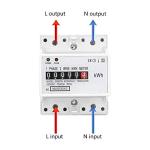Single Phase LED DIN-Rail Electric Power Meter